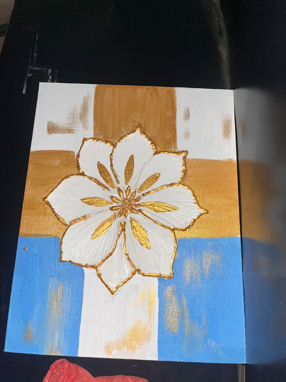 Impasto botanica canvas
